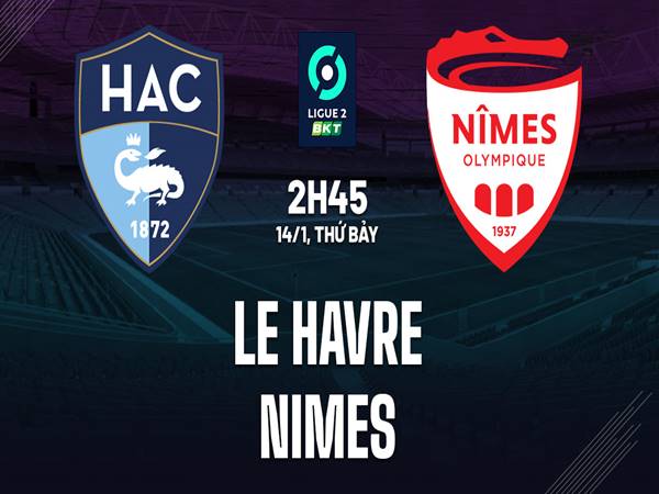 Nhận định bóng đá giữa Le Havre vs Nimes, 02h45 ngày 14/1